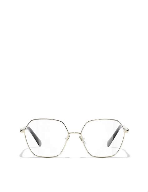 CHANEL 2204 Round Metal & Sequins Glasses .